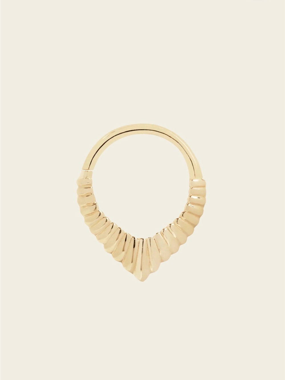 Buddha Jewelry Organics - Glamorize - 14k Yellow Gold Seam Ring